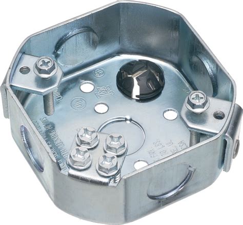 demenchions of a octagonal metal ceiling mout electrical box|non metal electrical box.